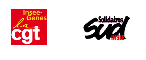 Logos Sud insee national et CGT insee-genes national
